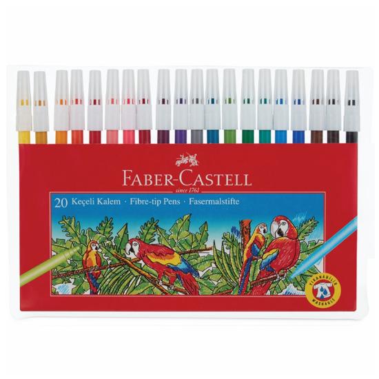 Faber Castell Keçeli Kalem Yıkanabilir 20Li