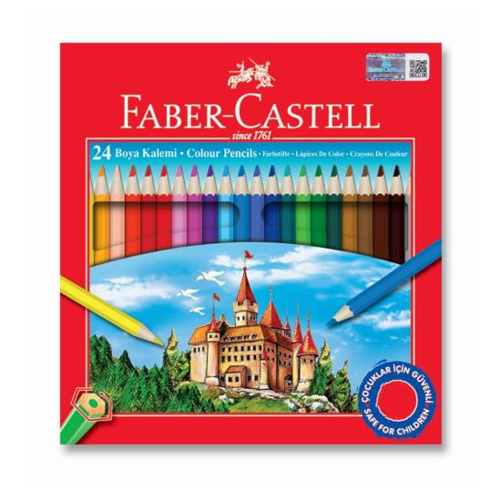 Faber Castell Kuru Boya Kalemi Redline 24Lü