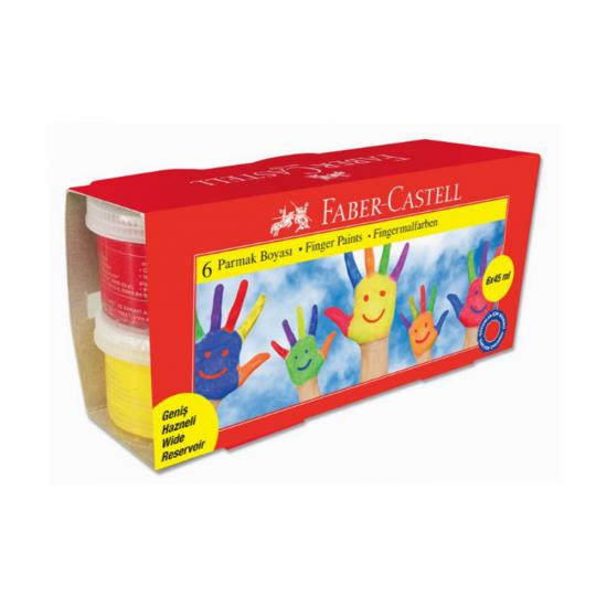 Faber Castell Parmak Boyası 45ml. 6 RENK