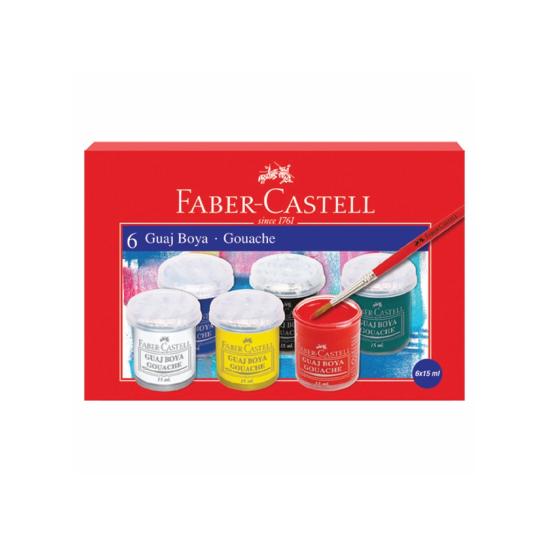 Faber Castell Guaj Boya 6Lı Şişe