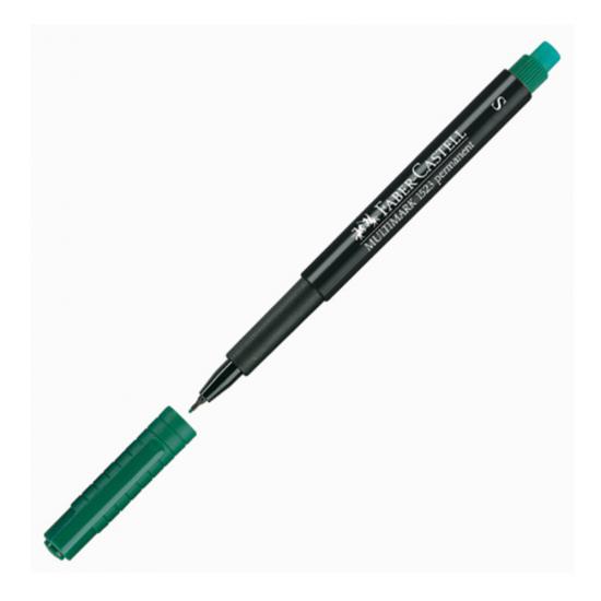 Faber Castell Permanent (S) Yeşil Asetat  CD Kalemi