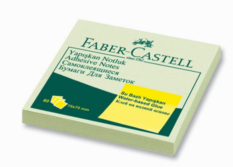 Faber Castell Yapışkanlı Kağıt75x75 Harmony Yeşil