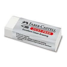 FABER CASTELL BEYAZ SİLGİ DUST FREE BÜYÜK BOY 