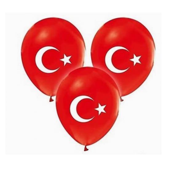 Gemar Balon Bayrak Baskılı 100lü