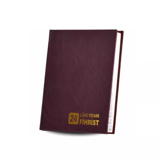 Gülpaş 17*24 Suni Deri Ticari Fihrist 24’Lü 