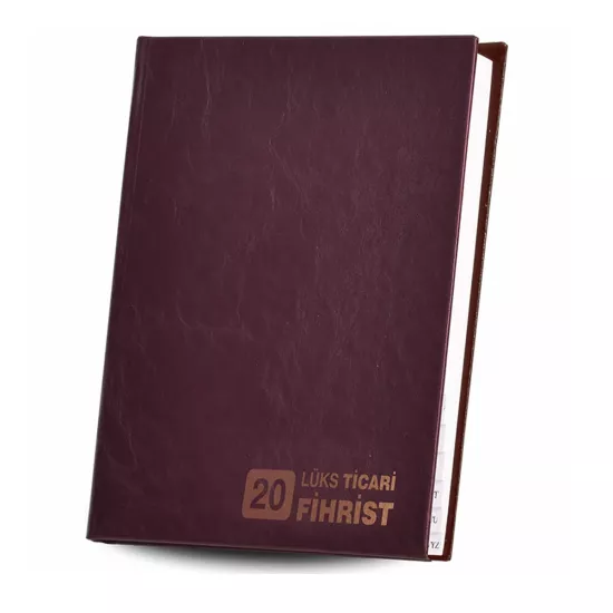 Gülpaş 20X28 Suni Deri Ticari Fihrist 20’ Li 