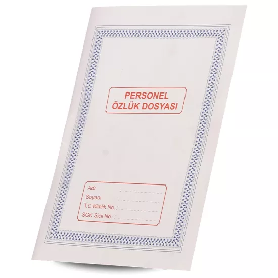 Gülpaş 21*30 Personel Özlük Dosyası 16 Sayfa