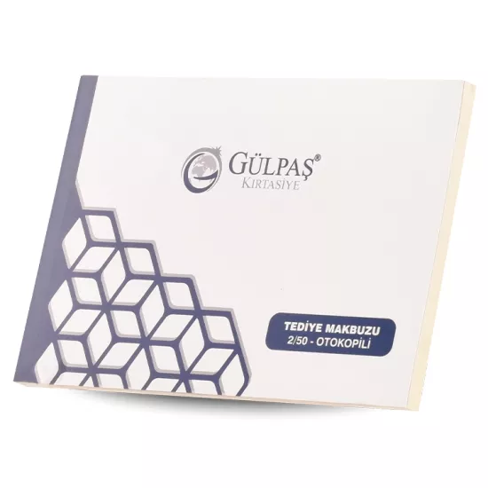Gülpaş 2/50 Tediye Makbuzu Otokopili