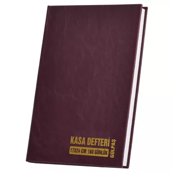Gülpaş 17*24 Kasa Defteri 160 Yaprak Cilt Bezli