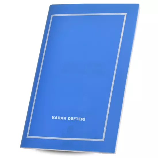 Gülpaş 21*30 Plastik Kapak Karar Defteri 40 Yaprak