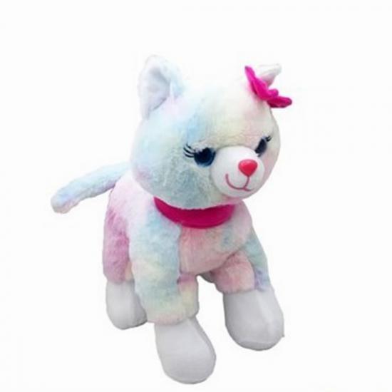 Peluş Kedi Pembe Tokalı Halley 62555 30cm 