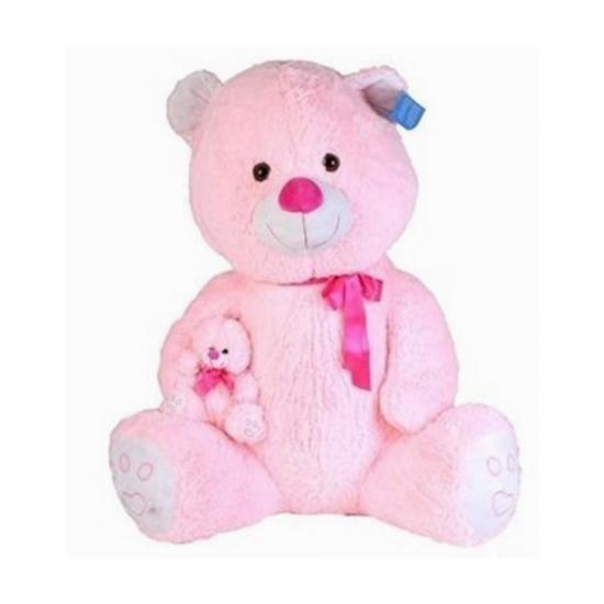 Halley 62731 Peluş 100cm Parlak Yavrulu Ayı
