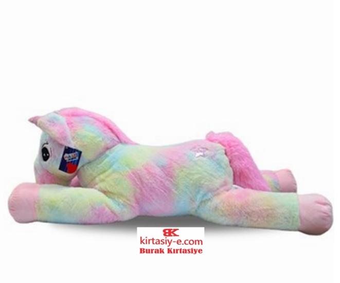 Halley 62898 Peluş 100cm Yatan Renkli Unicorn