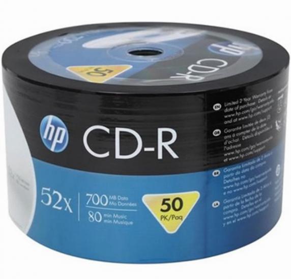 Hp 700Mb/80Mın 52X 50 li Shrink CD-R