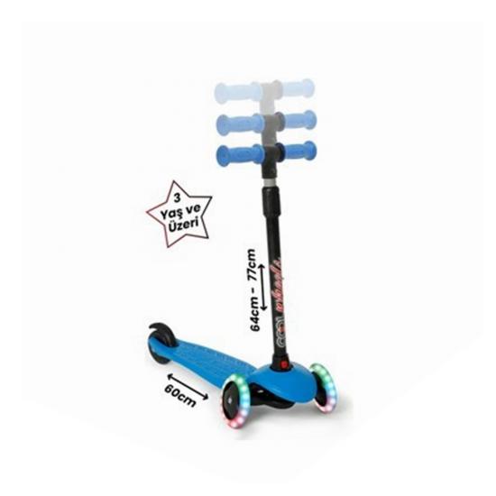  Scooter 59632 Star 3+Işıklı Mavi