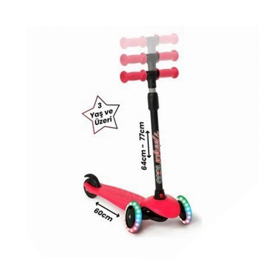 Scooter 59649 Star 3+Işıklı Pembe
