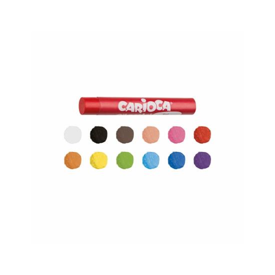 Carioca Yağlı Pastel Boya Kalemi 12Li 