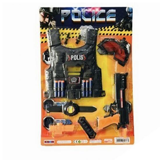 Kartela NZM386 Çelik Yelekli Polis Set
