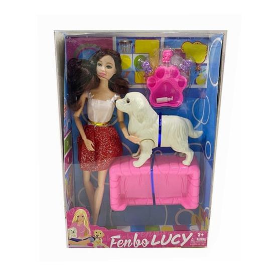Kutulu 225 Manken Bebek Ve Köpekleri Set