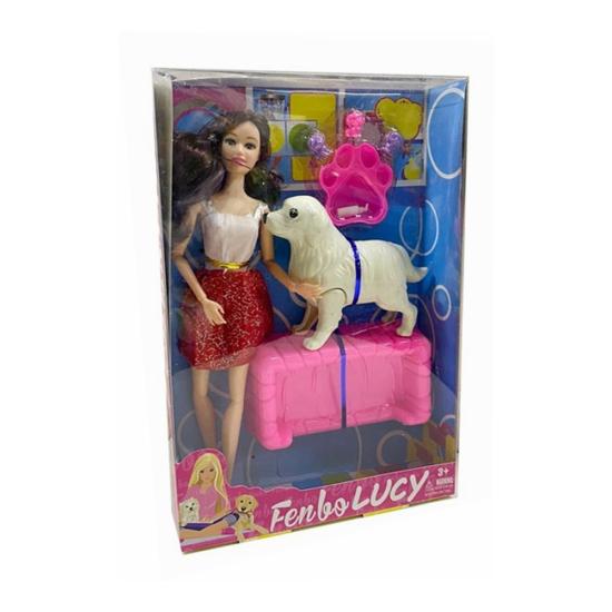 Kutulu 225 Manken Bebek Ve Köpekleri Set