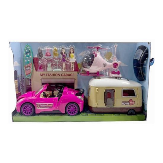 Aksesuarlı Moda Karavan Kutulu K023 