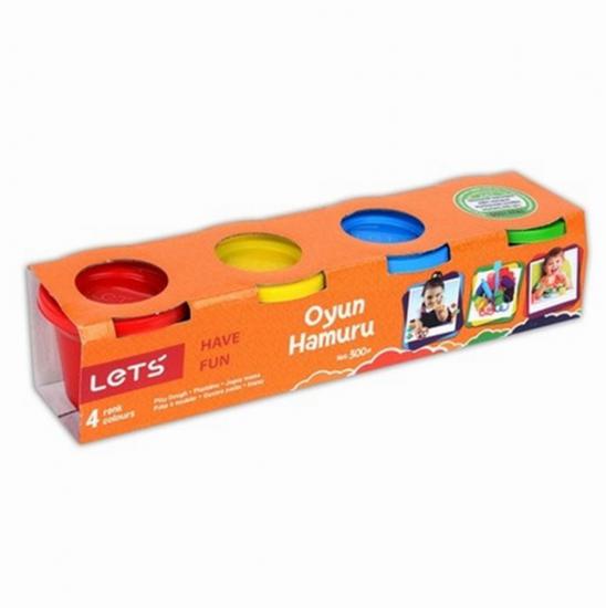 Lets 4 Renk Oyun Hamuru 224 Gr