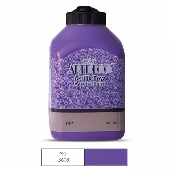 Artdeco Akrilik Boya 500 Ml Mor LV-Y-70-3608