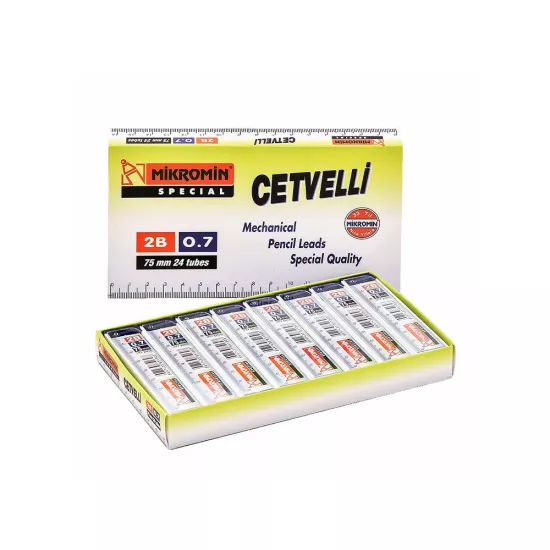 Mikro Min Uç M-750 0.7 Çetvelli 75 Mm 24 Adet