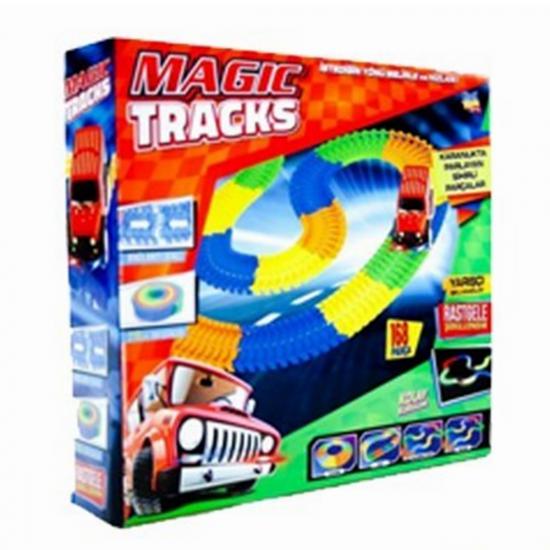 Magic Tracks 168pcs Araba Ve Parkur 8020