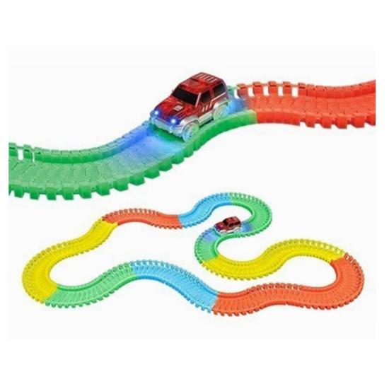 Magic Tracks 168pcs Araba Ve Parkur 8020