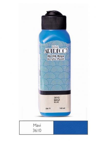 Artdeco Akrilik Boya 140ml Mavi 3610