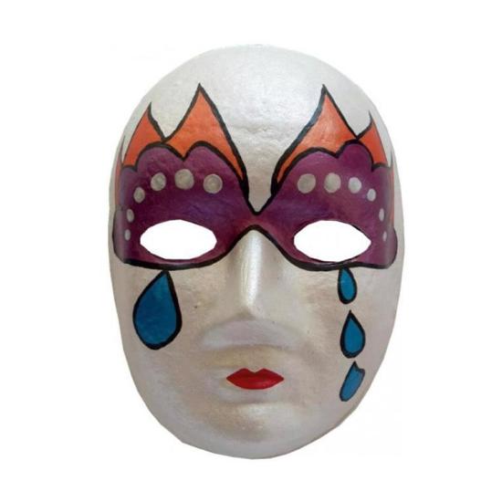 Mor Karton Maske + Boya Seti Mc05