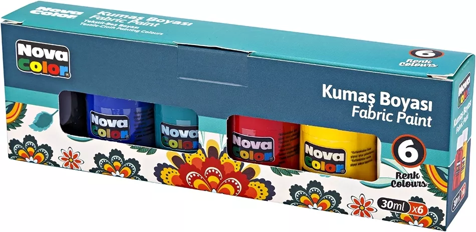 Nova Color Kumaş Boyası Şişe 6’Lı Nc-188