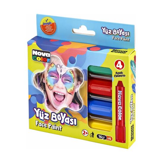 Nova Color Yüz Boyası 4’Lü Set Nc-211