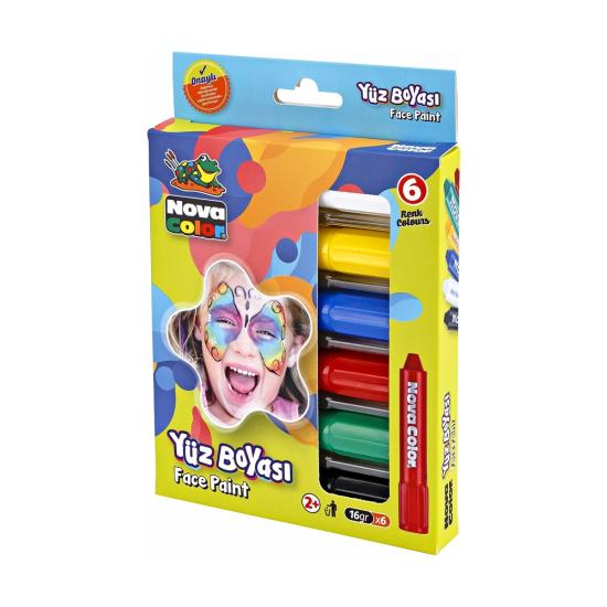 Nova Color Yüz Boyası 6’Lı Set Nc-212