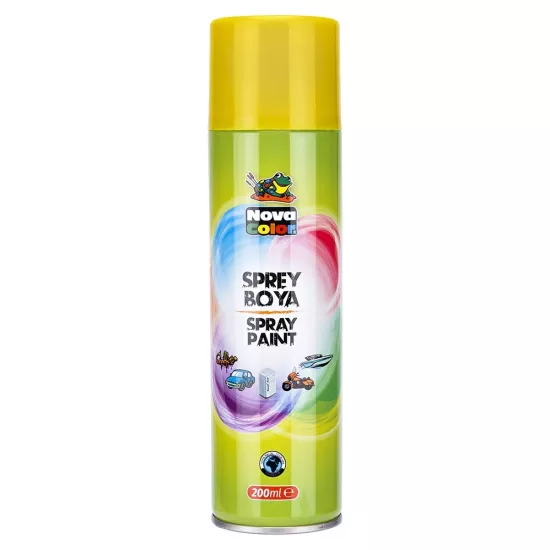 Nova Color Sprey Boya 200 Ml.Sarı Nc-800