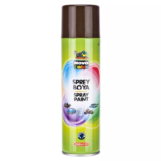 Nova Color Sprey Boya 200Ml Kahve Nc-806