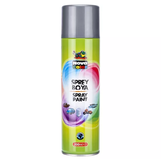 Nova Color Sprey Boya 200 Ml. Gümüş Nc-812
