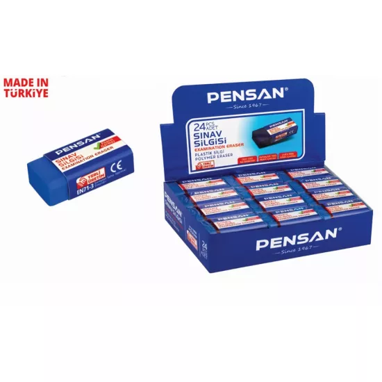 Pensan Pss-24/Mavi Sınav Silgisi 24’Lü Pe99909Ssmavi