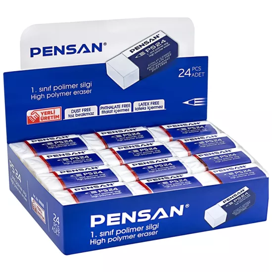 Pensan Beyaz Silgi 24 lü Paket 