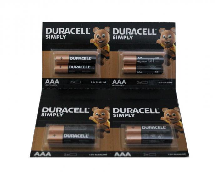 Duracell İnce Pil Kartela AAA 20ad Kampanya 