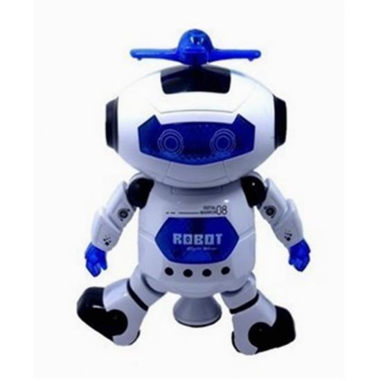 Işıklı Pervaneli Dans Eden Robot Pilli 008-2 Sesli