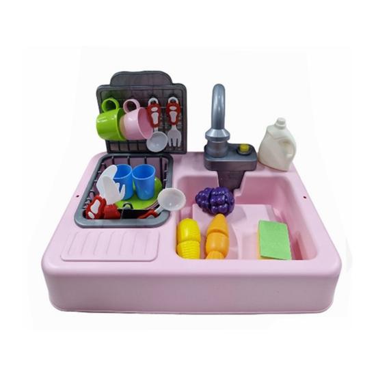 Pilli 7020P Modern Mutfak Lavabo Pembe 30pcs