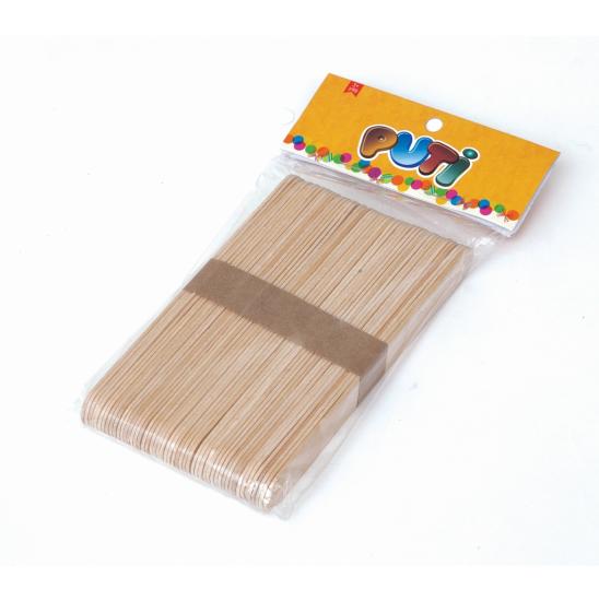 Puti 4599 Ahşap Küçük Dil Çubuğu Natural 50Li