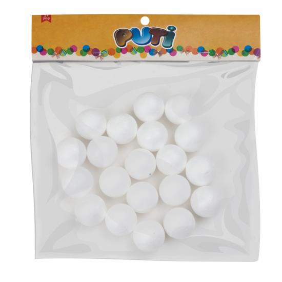 Puti Köpük Top 3 Cm 20Li 4766