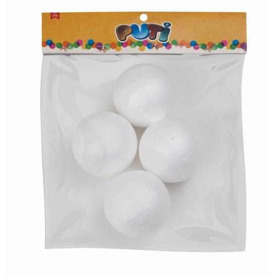 Puti Köpük Top 7 Cm 4Lü 4780