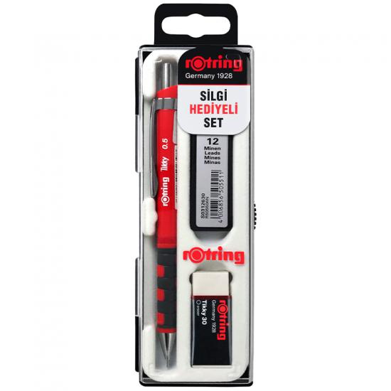 Rotring Versatil Kalem Tikky Set 05 Mm Kırmızı