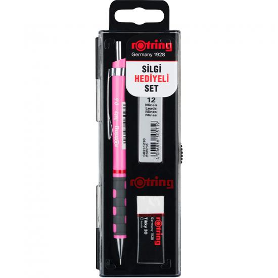 Rotring Versatil Kalem Tikky Set 05 Mm Pembe