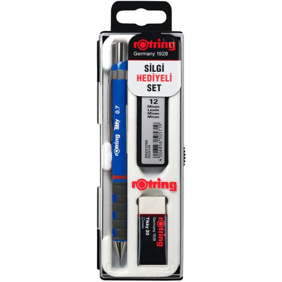 Rotring Versatil Kalem Tikky Set 07 Mm Mavi