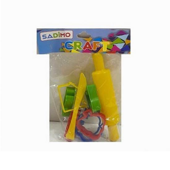 Sadimo Oyun Hamuru Kalıbı Merdaneli 10pcs